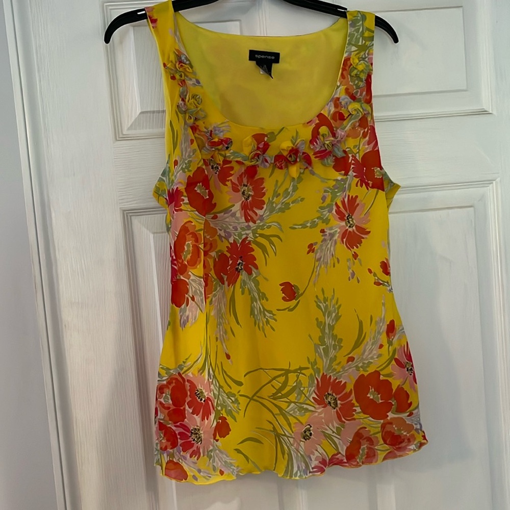 Beautiful floral tank top